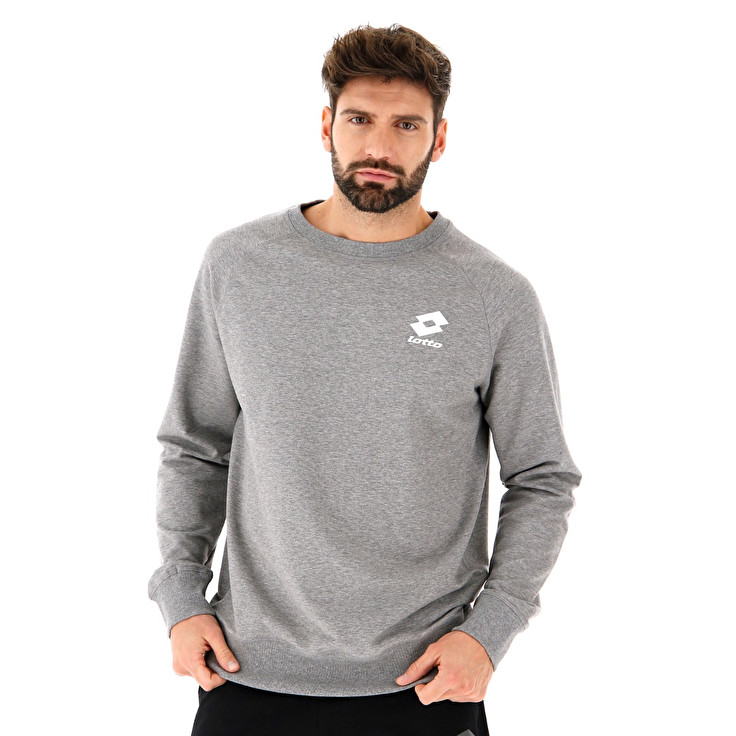 Lotto Stella 3 Bis Sudadera Hombre - Gris - Colombia DMCLYBG-63